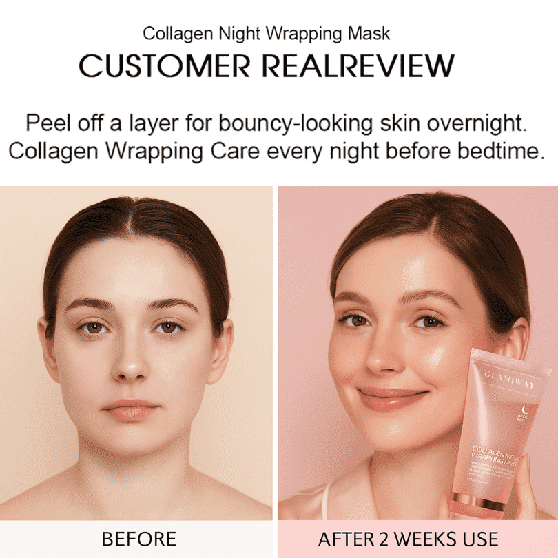 Collagen Night Wrapping Mask - for Glowy Skin