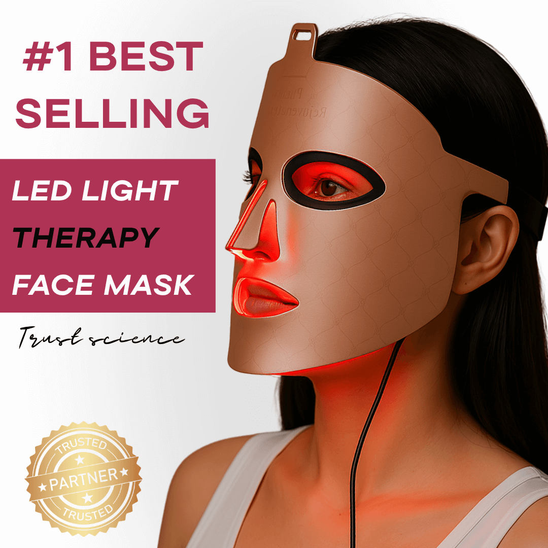 LED Light Therapy Face Mask for Anti-Aging & Acne | Glamiway