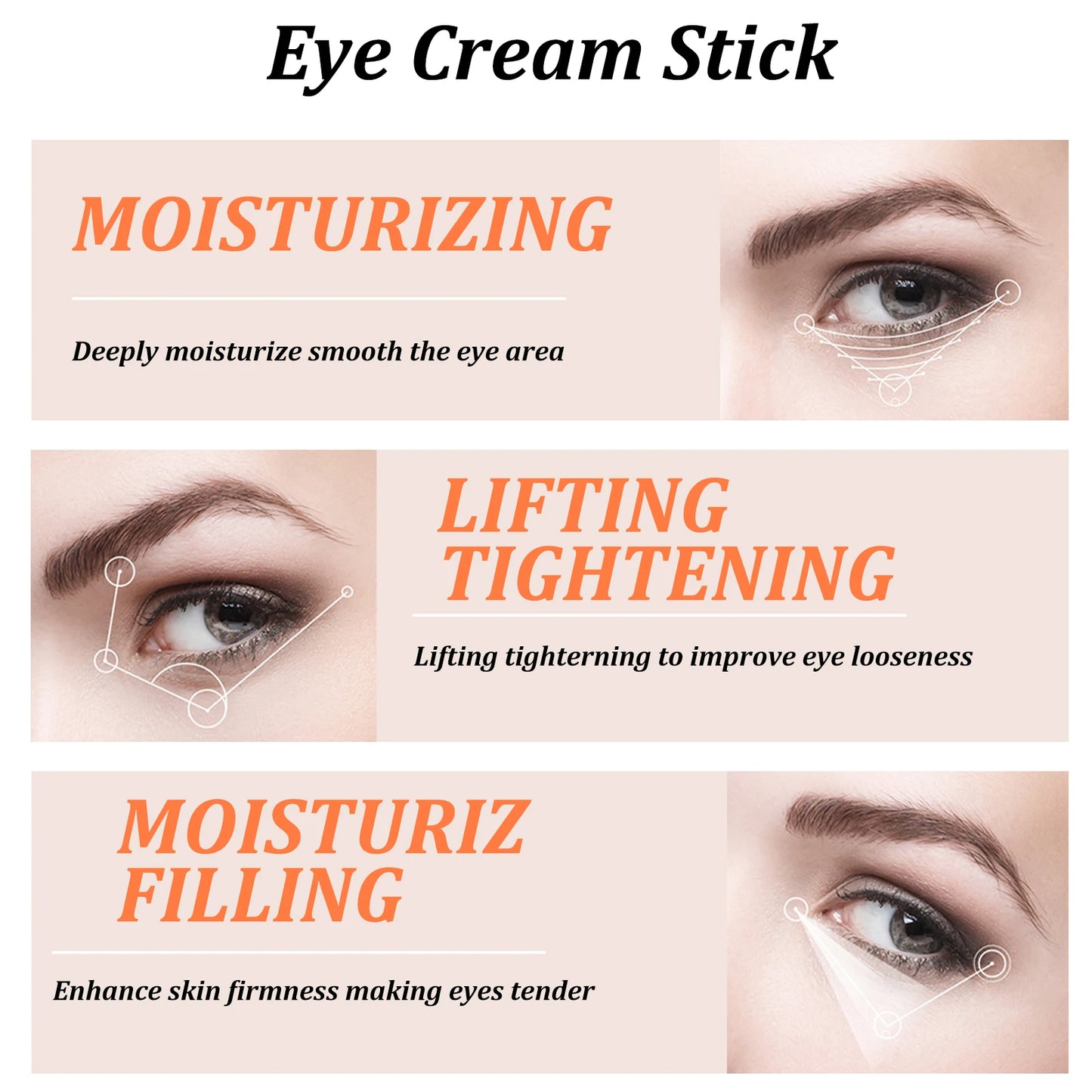 Snail MAGIC Eye Cream Stick – Lift Puffiness, Fade Lines, Hydrate Deeply