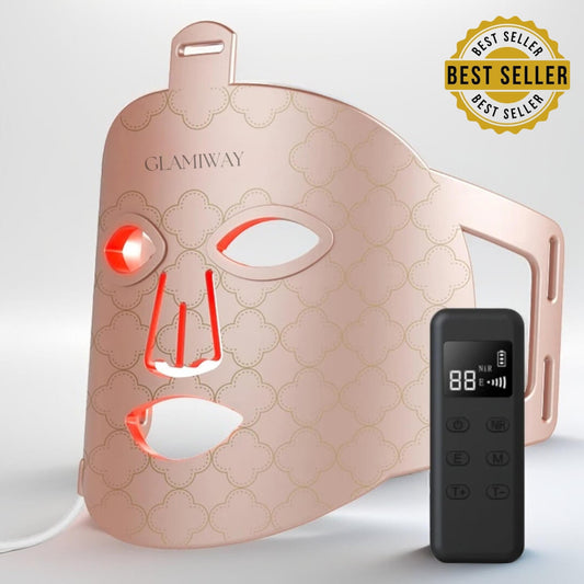 LED Light Therapy Face Mask for Anti-Aging & Acne | Glamiway